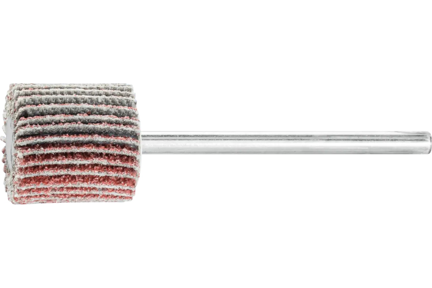 Picture of Pferd Mounted Flap Wheel, 5/8" X 5/8, 60 Grit, 1/8" Shank, Aluminum Oxide